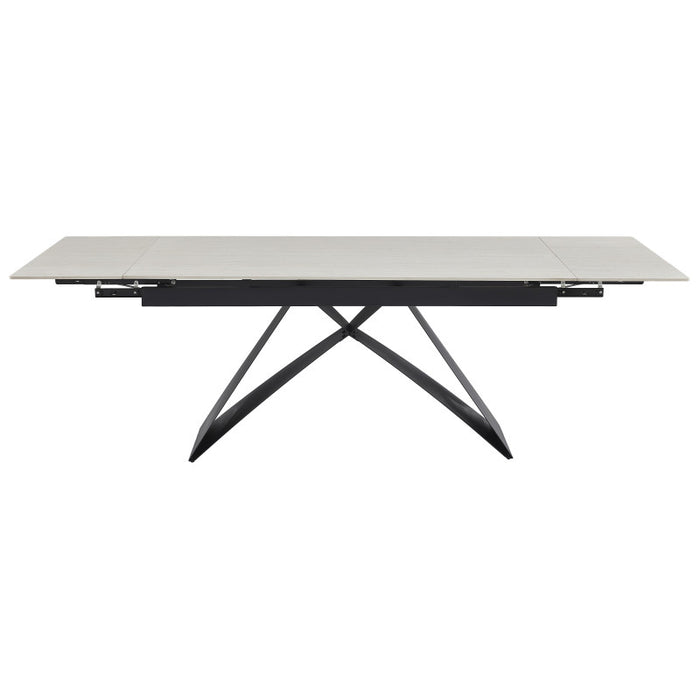 Tavolo Allungabile Darren (40+160+40)*90*77 Bianco