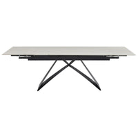 Tavolo Allungabile Darren (40+160+40)*90*77 Bianco