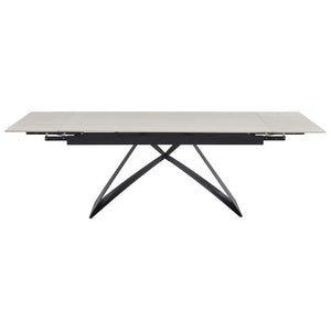 Tavolo Allungabile Darren (40+160+40)*90*77 Bianco