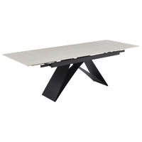 Tavolo Allungabile Darren (40+160+40)*90*77 Bianco