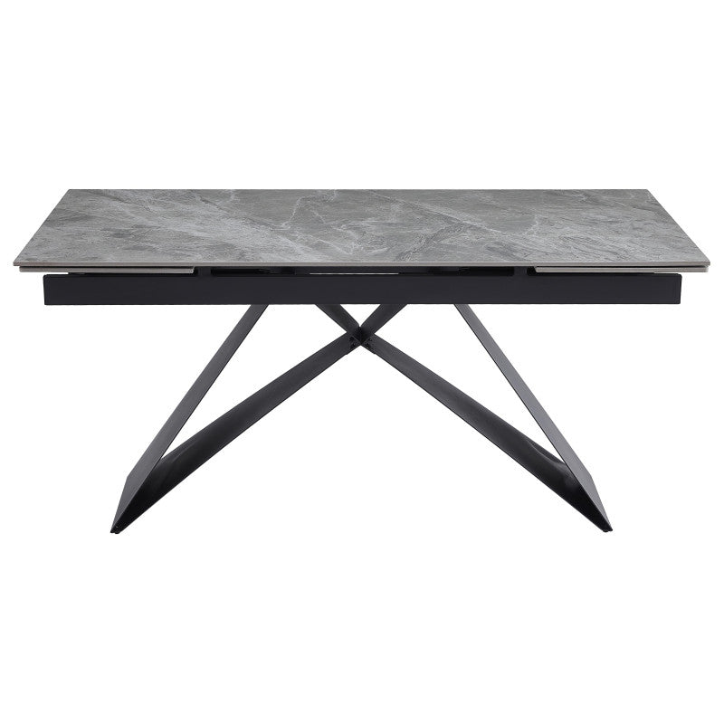 Tavolo Allungabile Darren (40+160+40)*90*77 Grigio Chiaro