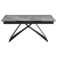 Tavolo Allungabile Darren (40+160+40)*90*77 Grigio Chiaro