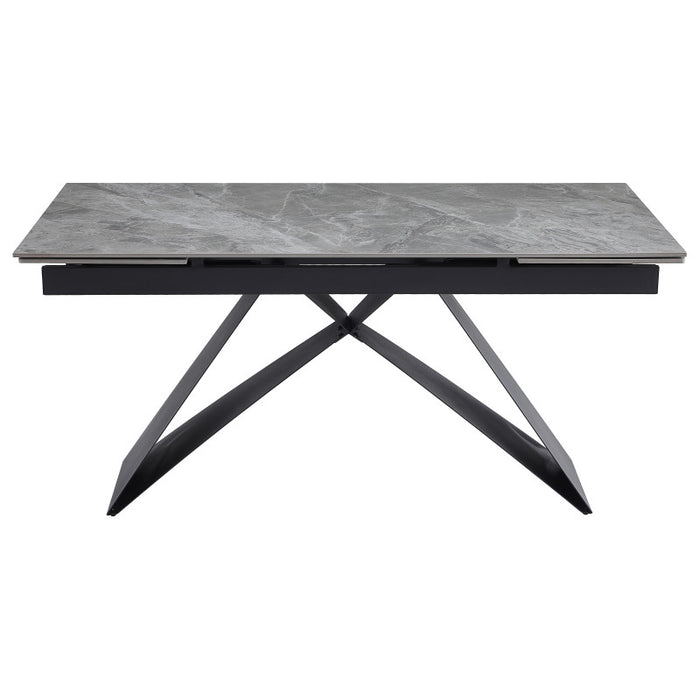 Tavolo Allungabile Darren (40+160+40)*90*77 Grigio Chiaro