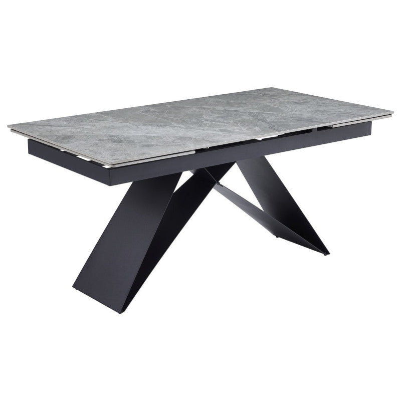 Tavolo Allungabile Darren (40+160+40)*90*77 Grigio Chiaro