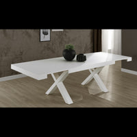 Tavolo allungabile Gondar 180x100 bianco larice