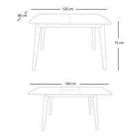 LÚZETE - TAVOLO ALLUNGABILE GUNBRITT