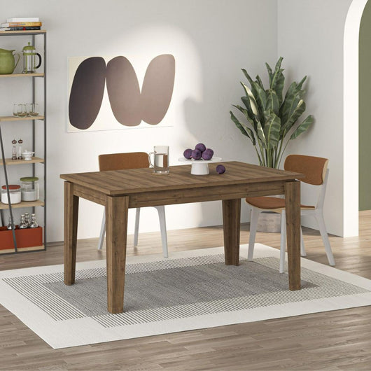 Tavolo allungabile Megaron 120x80 cm colore noce hitit