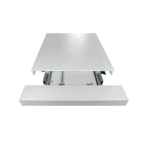 Tavolo allungabile Gondar 160x90 colore olmo con base iron grafite