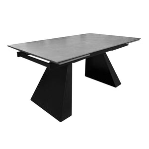 Tavolo allungabile Ariel piano ceramica ossido 160x90x75h