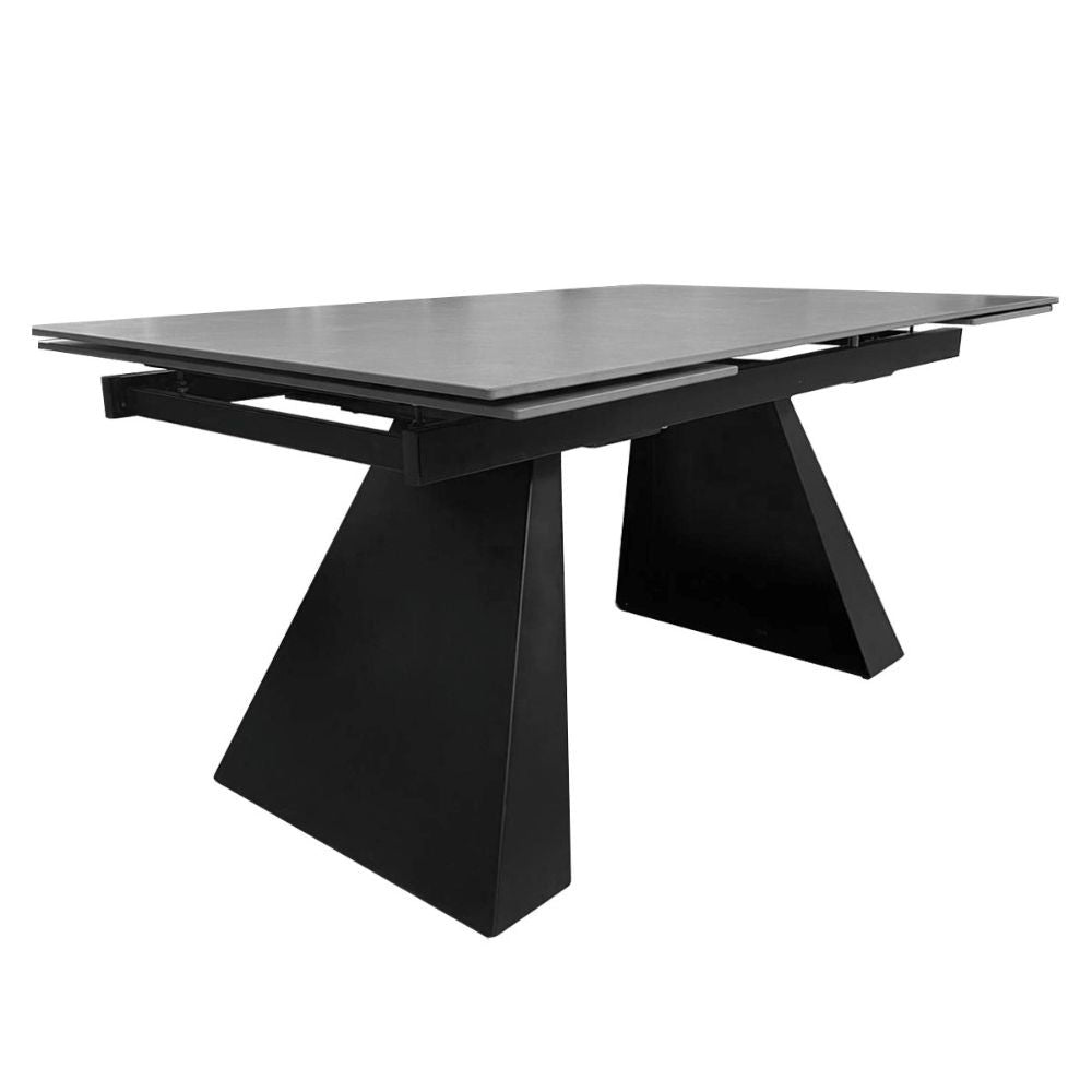 Tavolo allungabile Ariel piano ceramica ossido 160x90x75h