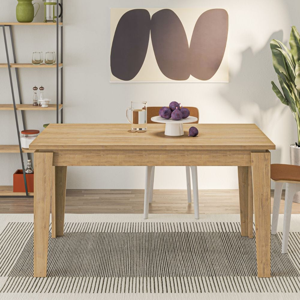 Tavolo allungabile Tolmen 140x80 cm  colore rovere