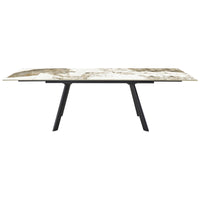 Tavolo Allungabile Trevor 160(240)*90*75 Cm Marrone Marmorizzato