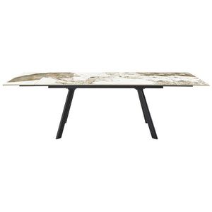 Tavolo Allungabile Trevor 160(240)*90*75 Cm Marrone Marmorizzato