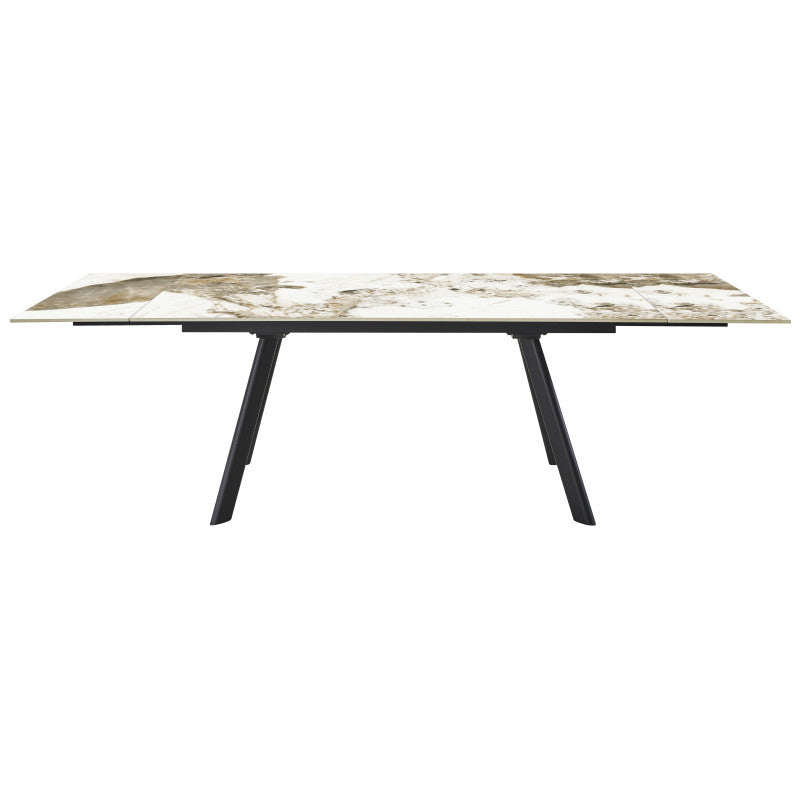 Tavolo Allungabile Trevor 160(240)*90*75 Cm Marrone Marmorizzato