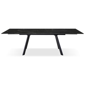 Tavolo Allungabile Trevor 160(240)*90*75 Cm Nero Marmorizzato