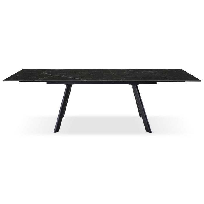 Tavolo Allungabile Trevor 160(240)*90*75 Cm Nero Marmorizzato