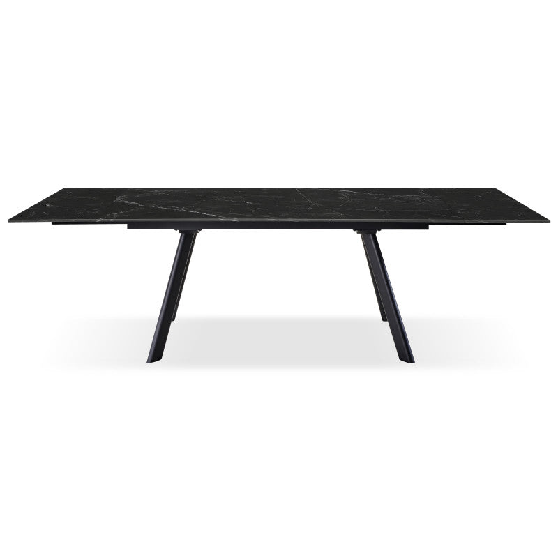 Tavolo Allungabile Trevor 160(240)*90*75 Cm Nero Marmorizzato