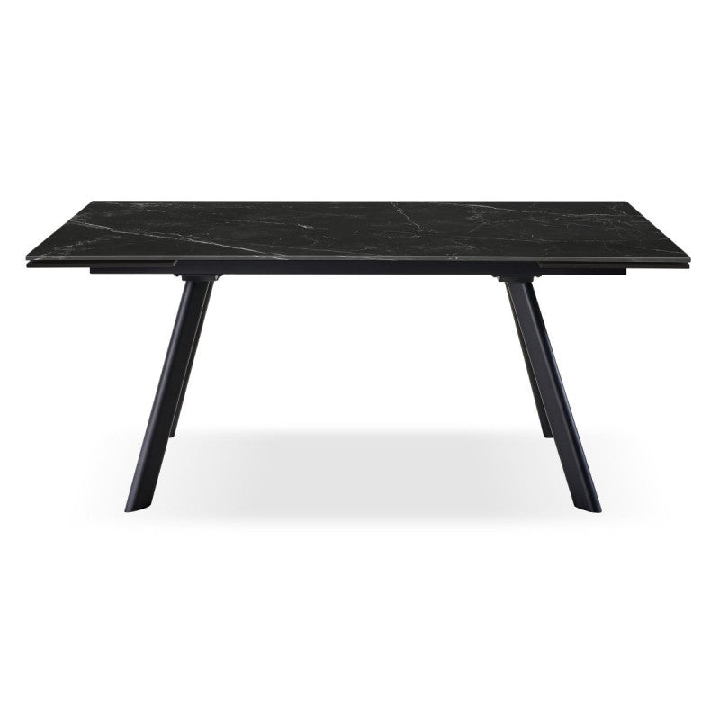 Tavolo Allungabile Trevor 160(240)*90*75 Cm Nero Marmorizzato