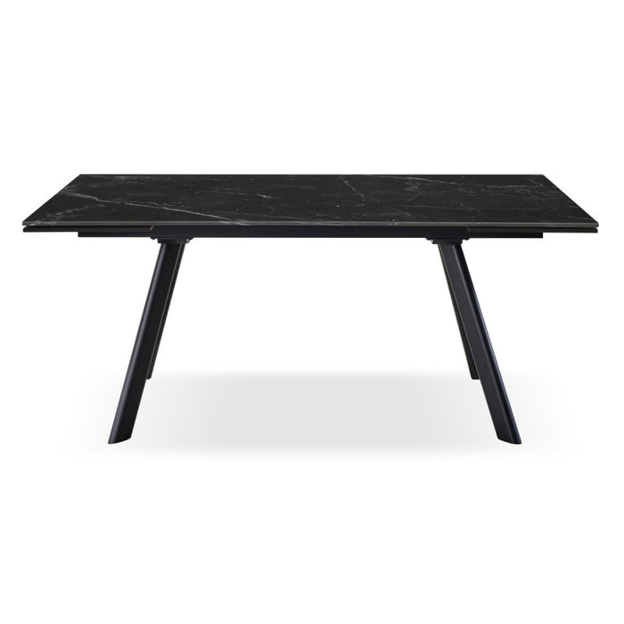 Tavolo Allungabile Trevor 160(240)*90*75 Cm Nero Marmorizzato
