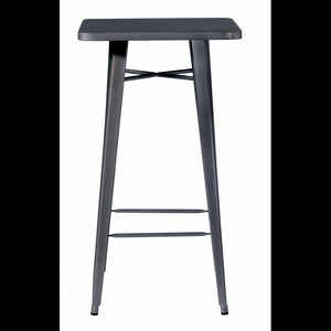 Tavolo Alto 60X60 Lamiera Piombo Moia