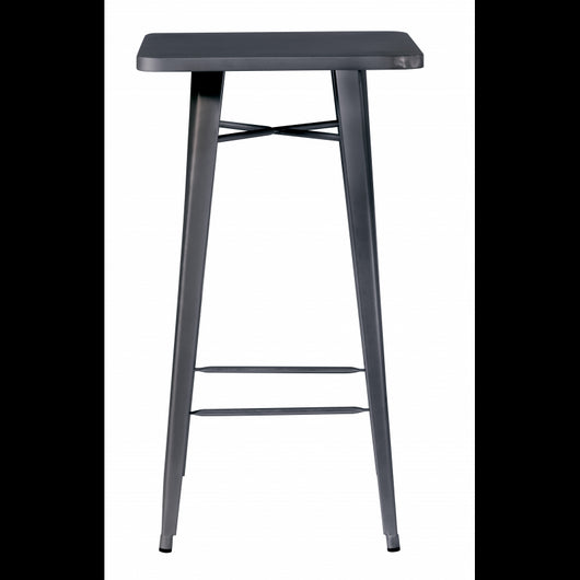 Tavolo Alto 60X60 Lamiera Piombo Moia