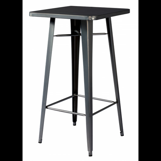 Tavolo Alto 60X60 Lamiera Piombo Moia