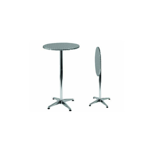 Tavolo Bar Alu Round Up 60Xh110Cm