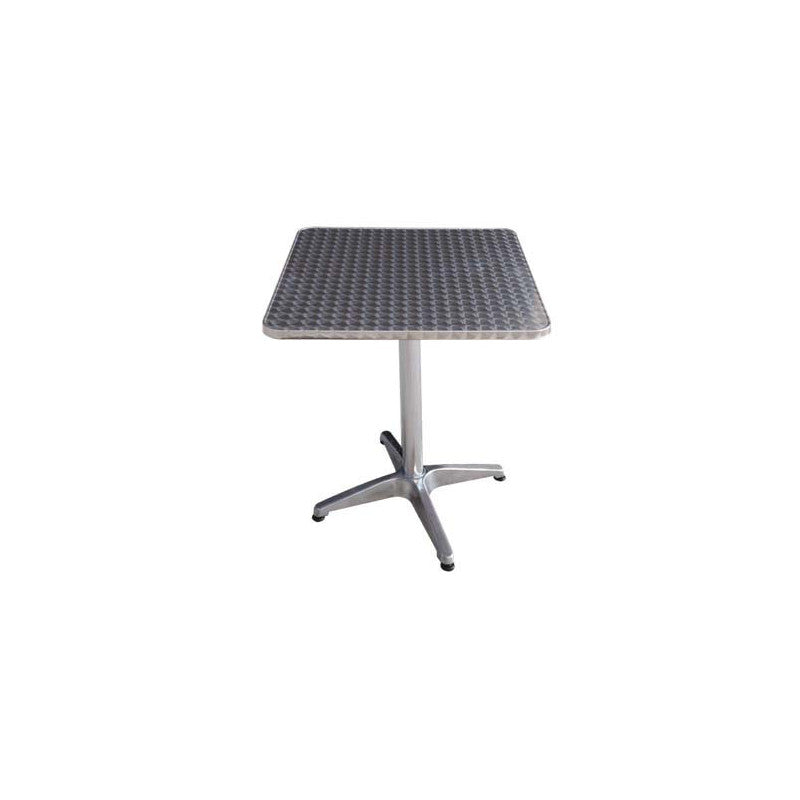 Tavolo Bar Alu Square 60X60Xh70Cm