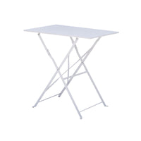 Tavolo Bistro' 50X70 In Ferro Avorio Moia