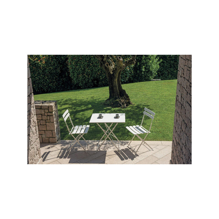 Tavolo Bistro' 50X70 In Ferro Avorio Moia