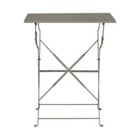 Tavolo Bistro' 50X70 In Ferro Tortora Moia