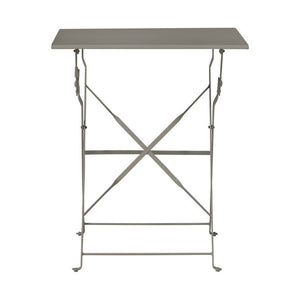 Tavolo Bistro' 50X70 In Ferro Tortora Moia