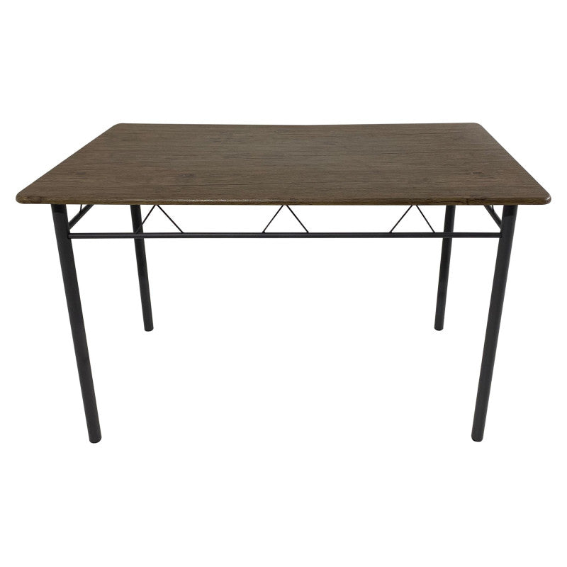 Tavolo Cecilia In Mdf Marrone E Metallo Grigio Scuro
Dimensione 120x70x74cm