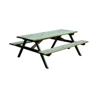 Tavolo con Panche in Legno