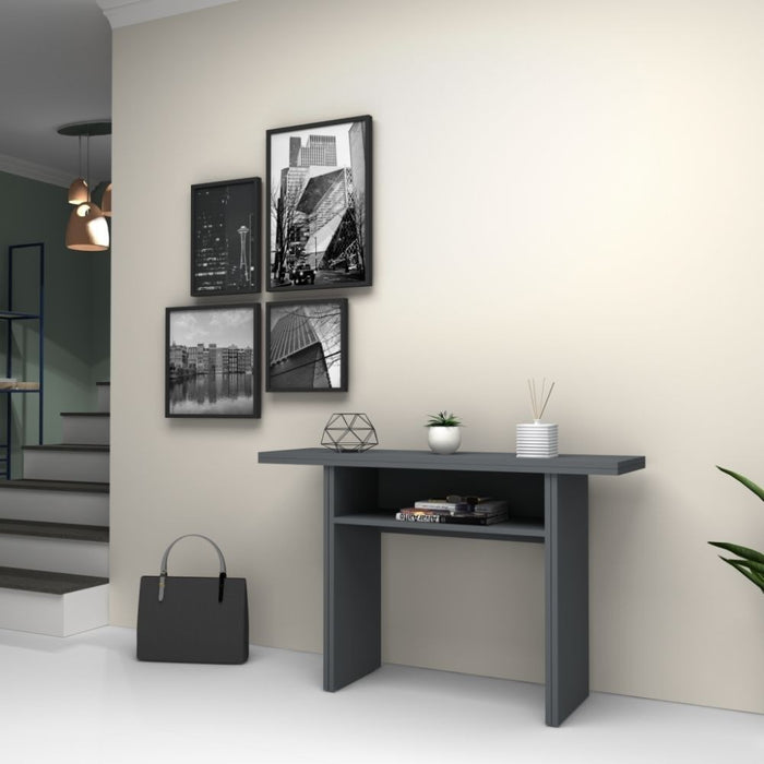 Consolle allungabile Ikebana 120x35 cm colore cemento