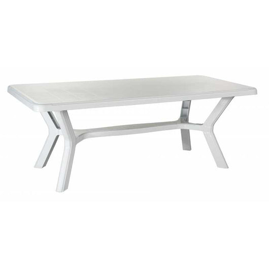 Tavolo Corfù Rettangolare Bianco 200x95x73H cm