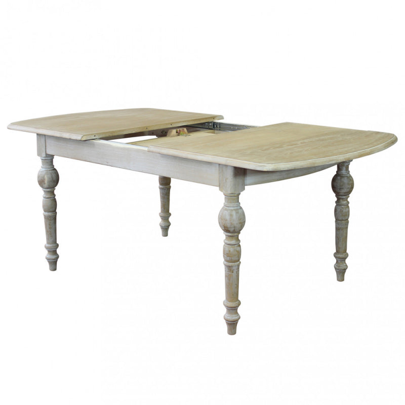 TAVOLO CROSS ROUND 150/190 X 100 NATURALE