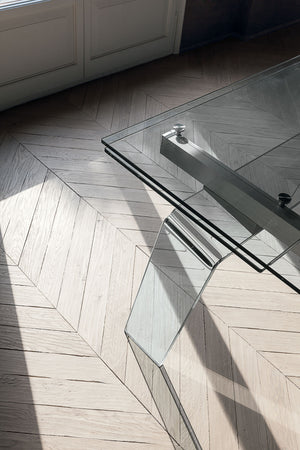 Tavolo crystal plus moderno allungabile target point 200x100x75