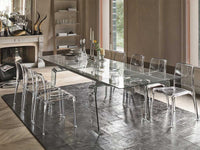 Tavolo crystal plus moderno allungabile target point 200x100x75