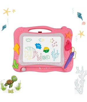 Tavolo Da Disegno Magnetico Per Bambine Lavagnetta Cancellabile Gioco Educativo         