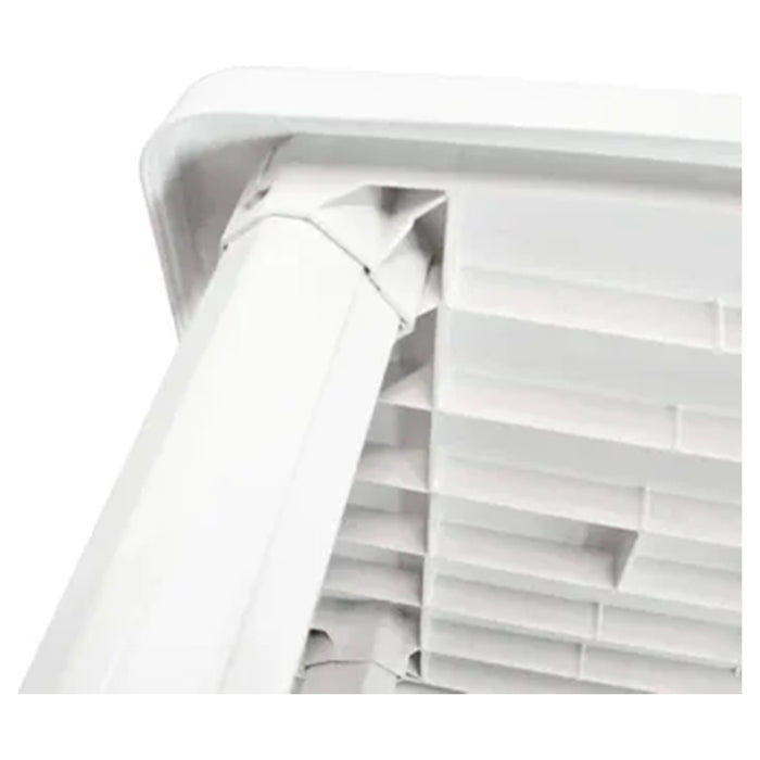 Trade Shop - Tavolo Da Giardino Rettangolare Bianco Arredo Esterno Resistente 101x68xh72cm 012138 -        