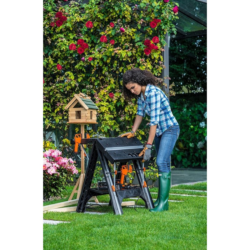 Tavolo da Lavoro 78.8X63.5 H81.3Cm Worx Wx051