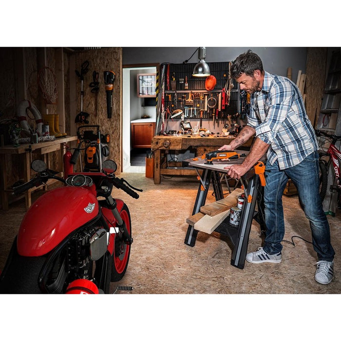 Tavolo da Lavoro 78.8X63.5 H81.3Cm Worx Wx051