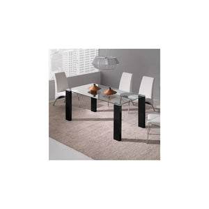 LÚZETE - TAVOLO DA PRANZO GÄVLE NERO