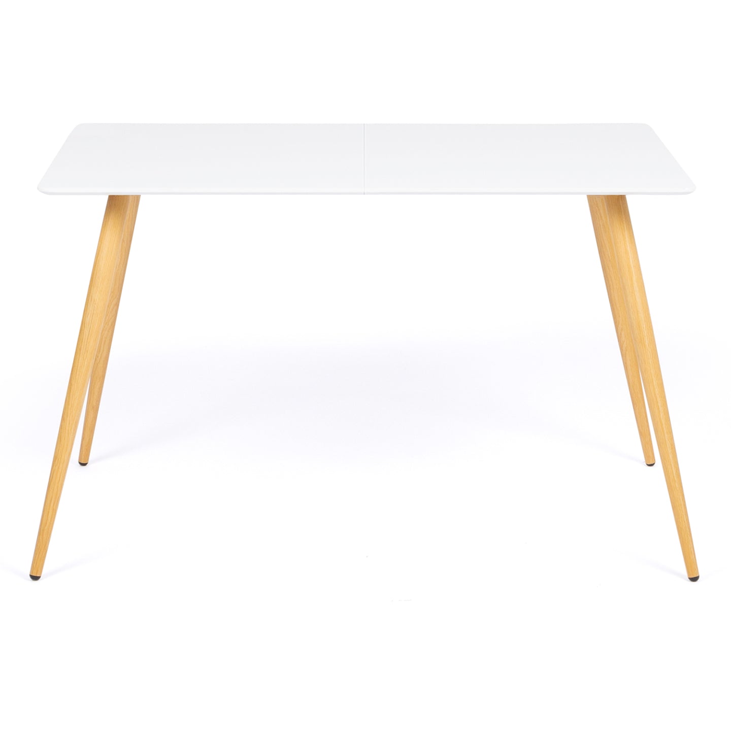 IDMarket - Tavolo da pranzo scandinavo per 6 persone bianco 120 cm SARA