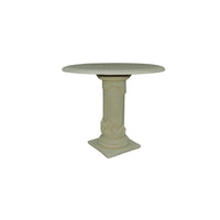 Tavolo Decogarden Ø 88 cm H 78 cm in granulato di pietra per esterni