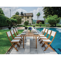 Tavolo Donoratico In Acacia Allungabile 180/240X90 Moia