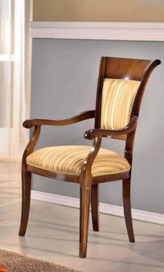 Capotavola imbottito in legno massello intagliata con fregi