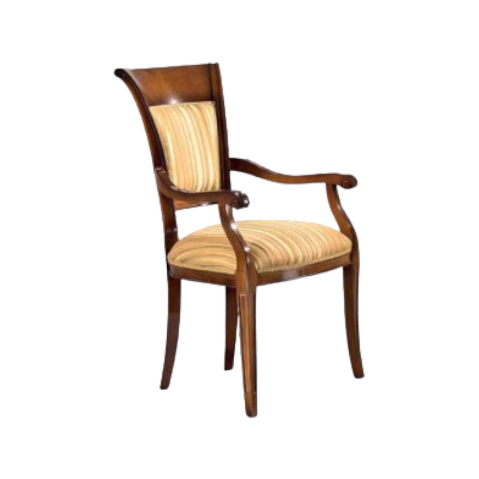 Capotavola imbottito in legno massello intagliata con fregi