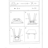 Tavolo ferro bristol top in legno galvanizzato cm 160x80h76